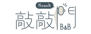 敲敲門民宿logo